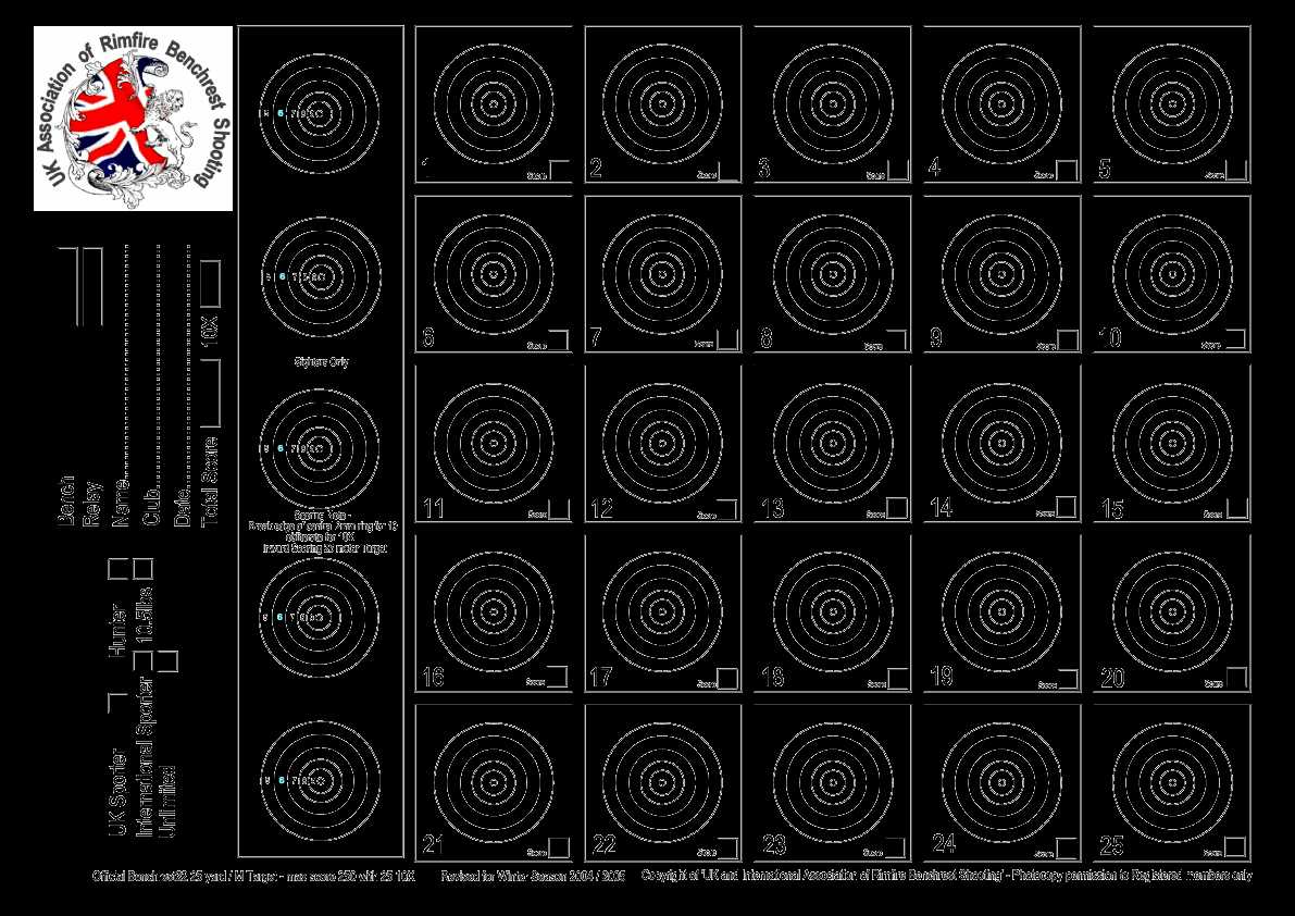 printable targets pistol