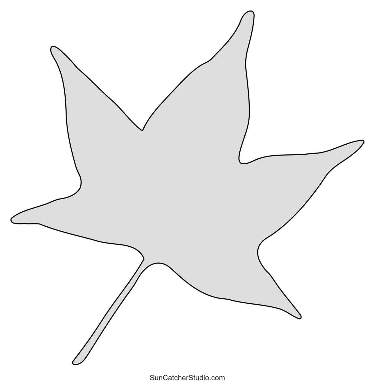 leaf stencil printable