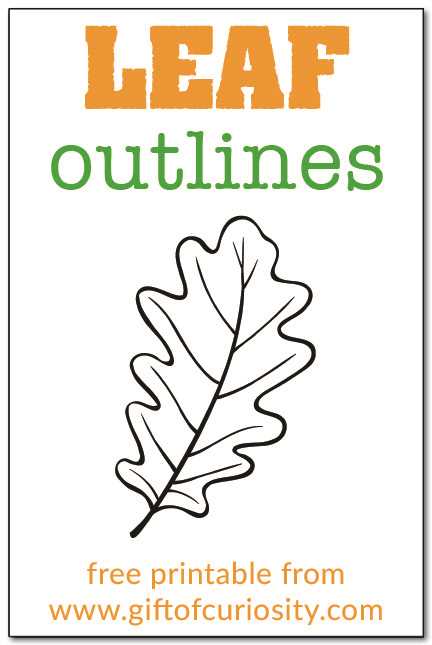 leaves free printable