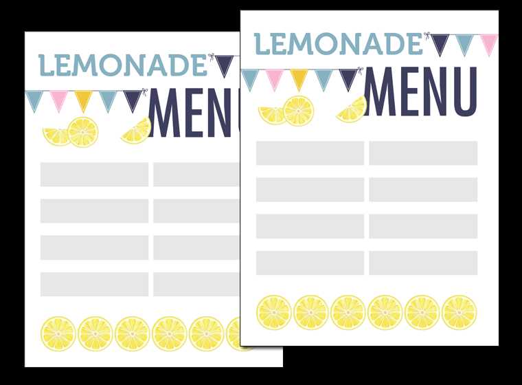 lemonade stand free printables lemonade stand free printables
