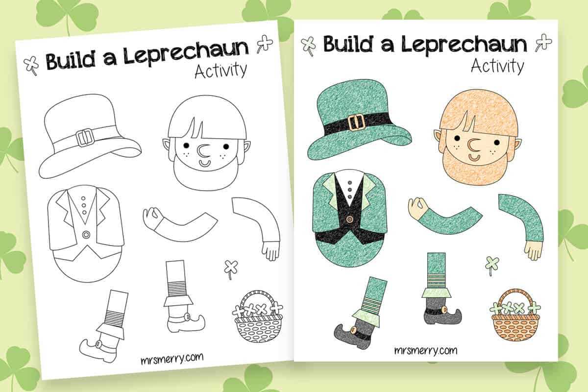 leprechaun pictures printable leprechaun pictures printable