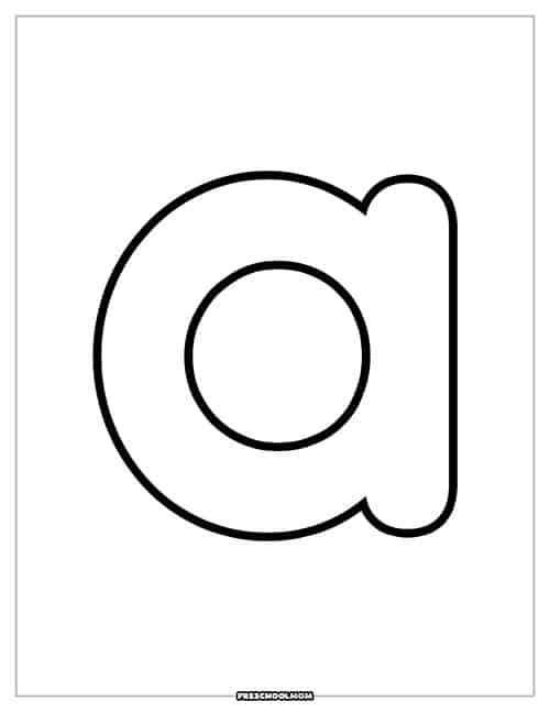 letter a printables free
