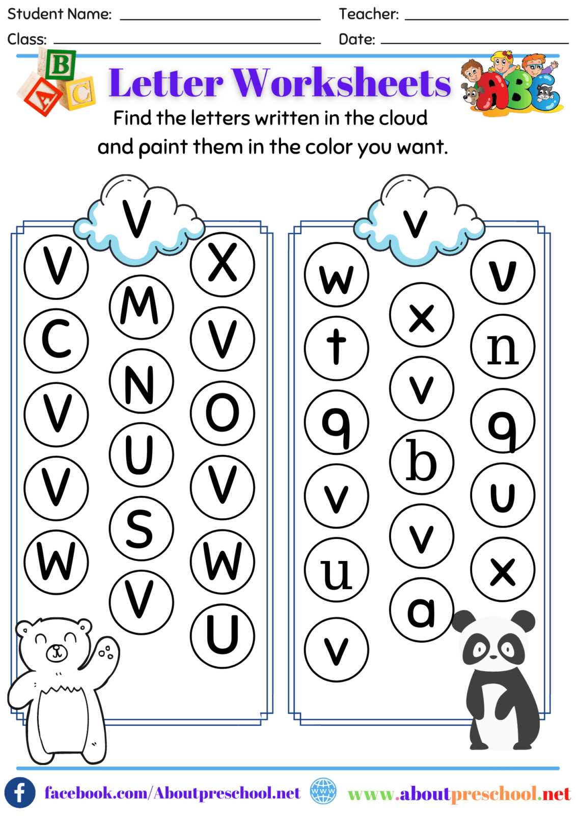 letter v worksheets free printables letter v worksheets free printables