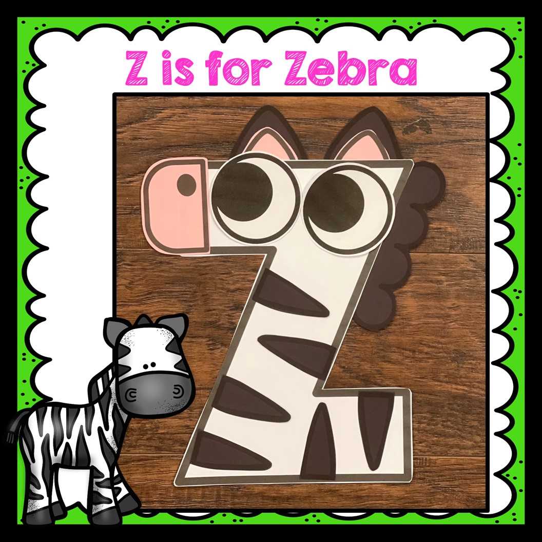letter z craft printable letter z craft printable