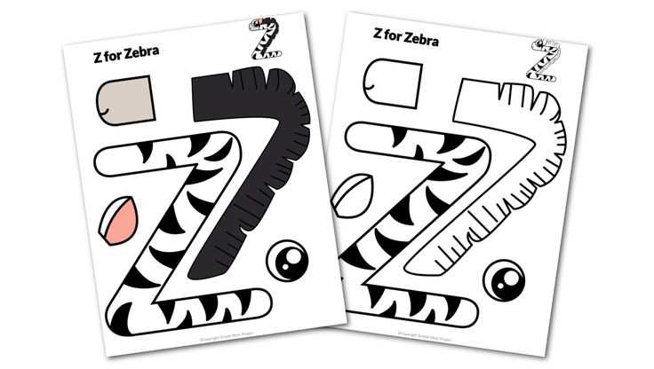 letter z craft printable letter z craft printable
