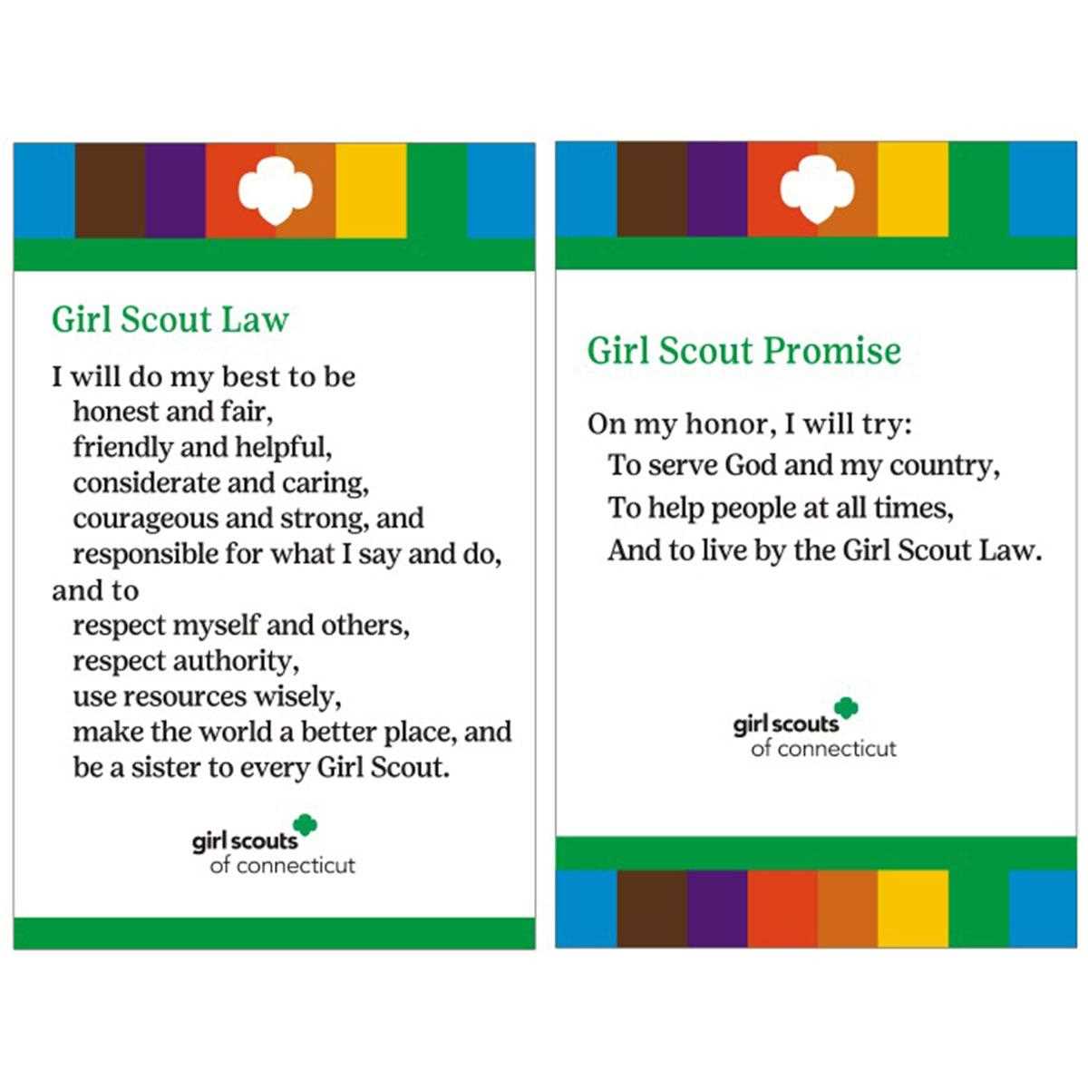 girl scout promise and law printable girl scout promise and law printable