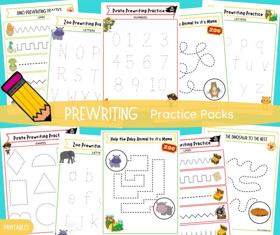 prewriting practice printables prewriting practice printables