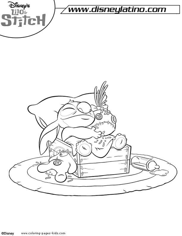 lilo and stitch printable coloring pages
