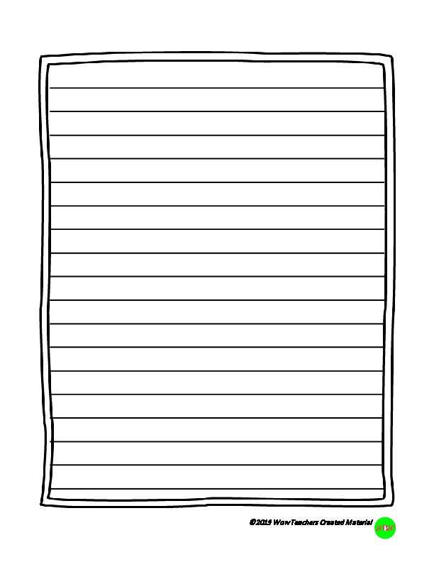 lined paper printable template lined paper printable template