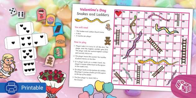 snake and ladder game printable