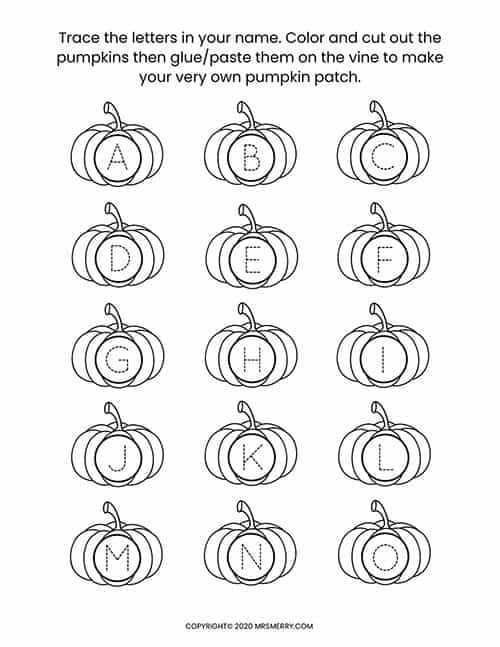 pumpkin trace printable pumpkin trace printable