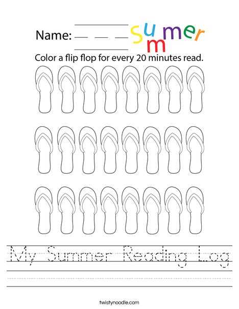 summer reading log printable summer reading log printable