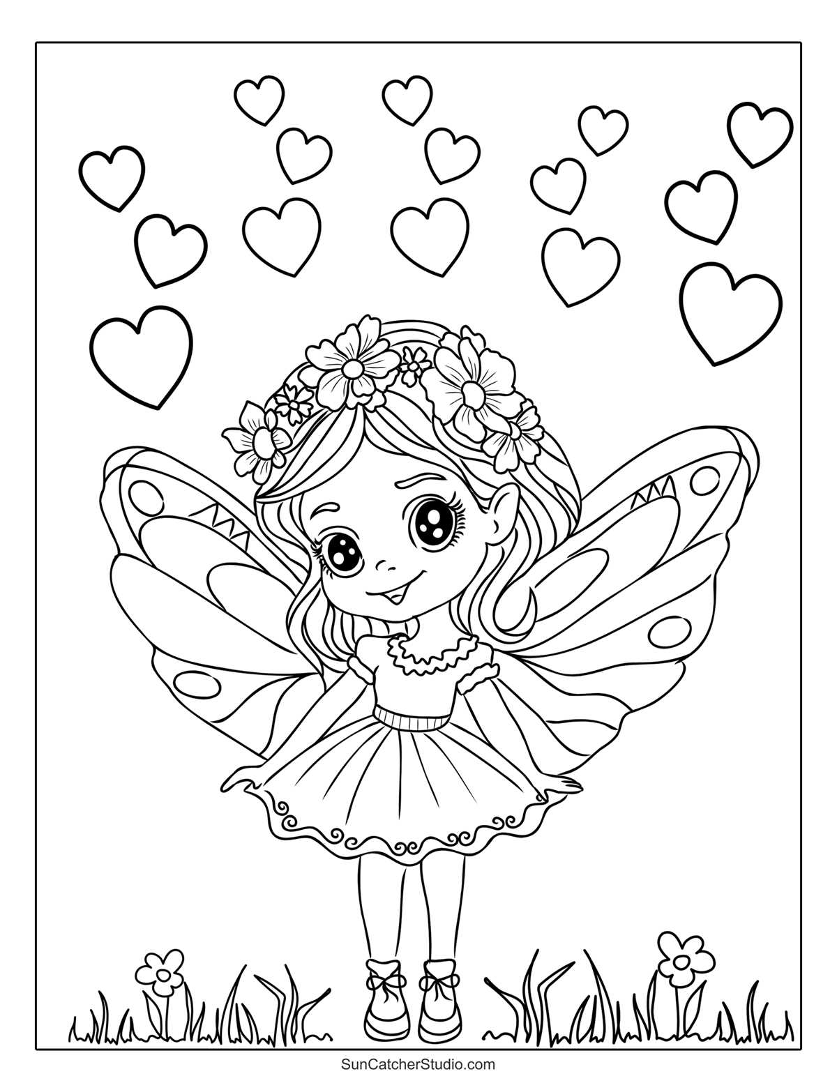 free printable coloring pages fairies adults