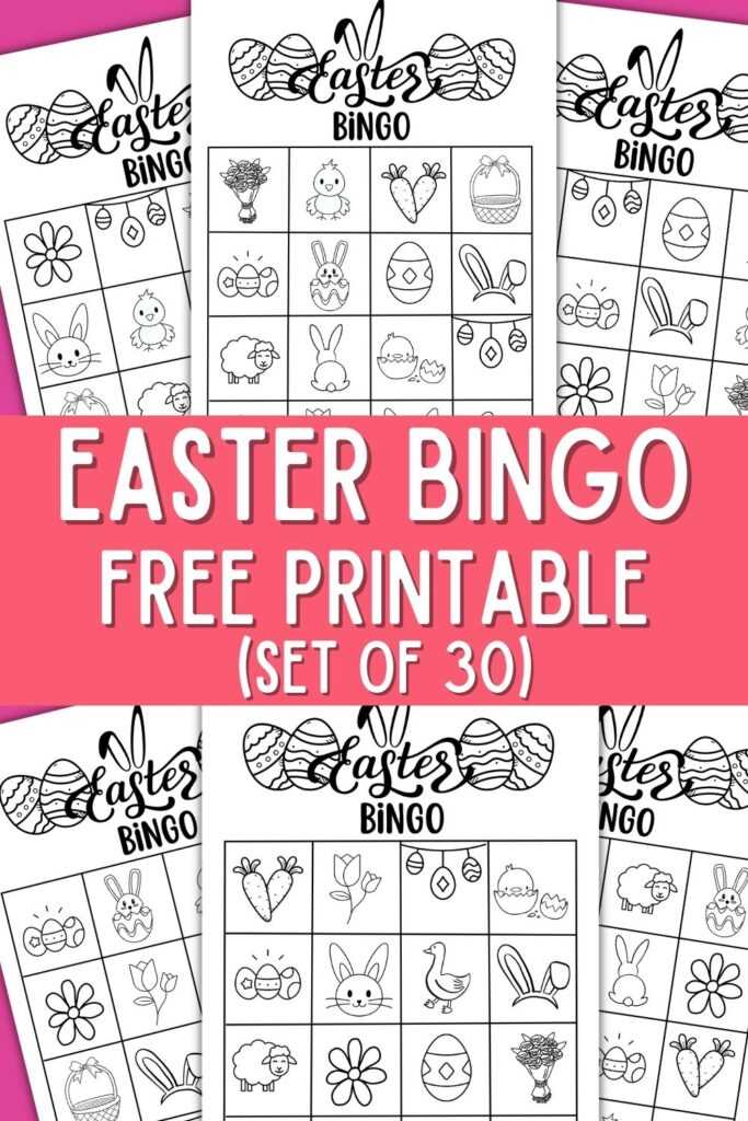 free printable easter bingo cards for adults free printable easter bingo cards for adults