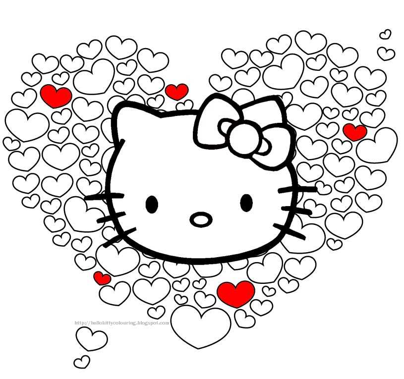 hello kitty coloring pages printable free hello kitty coloring pages printable free