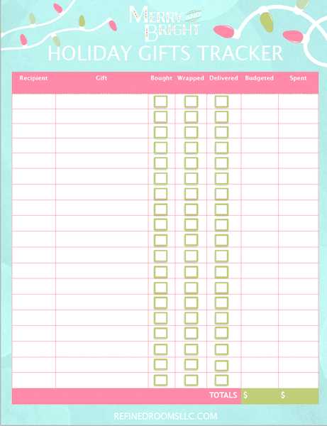 christmas gift list printable free christmas gift list printable free