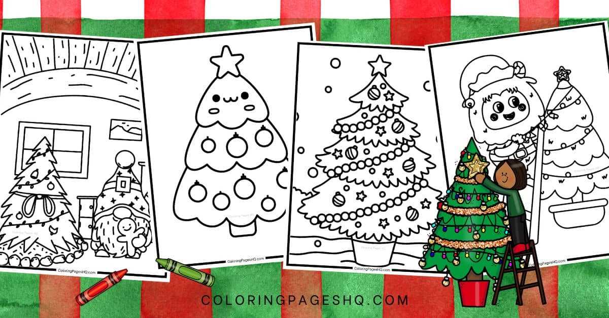 printable coloring pictures of christmas trees printable coloring pictures of christmas trees