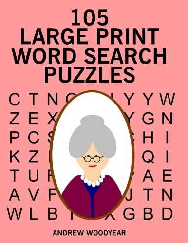 large print printable word search puzzles