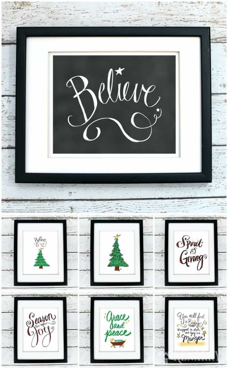 printable christmas art