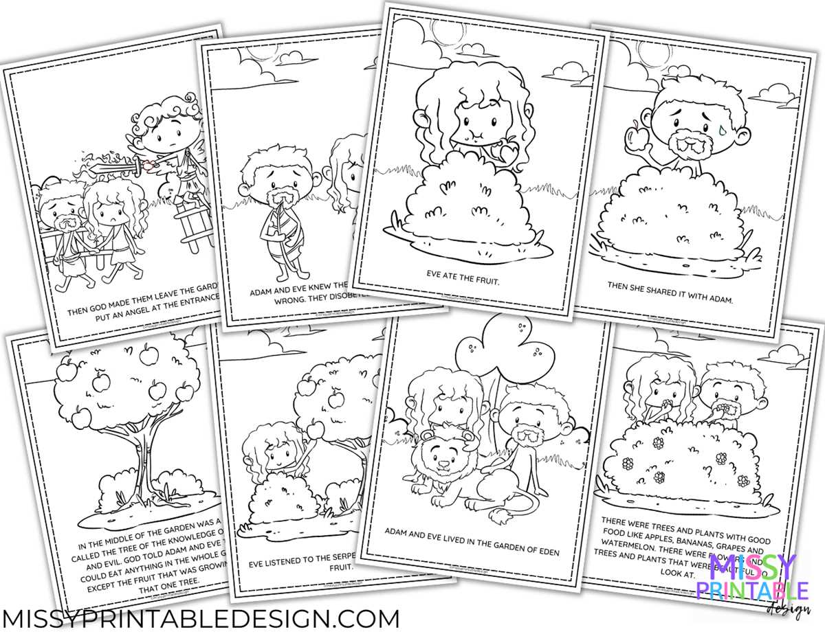 adam and eve craft printable
