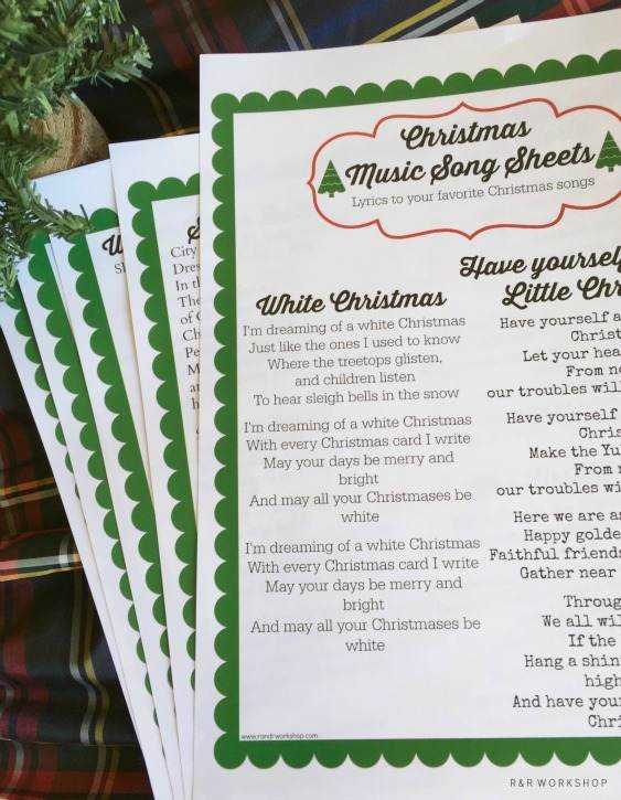 lyrics christmas carols printable lyrics christmas carols printable