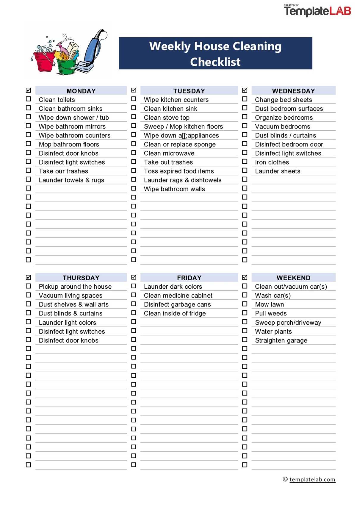 cleaning schedule free printable cleaning schedule free printable