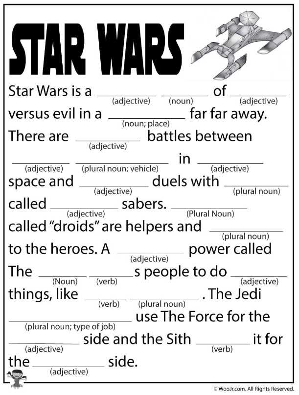 mad lib free printable mad lib free printable