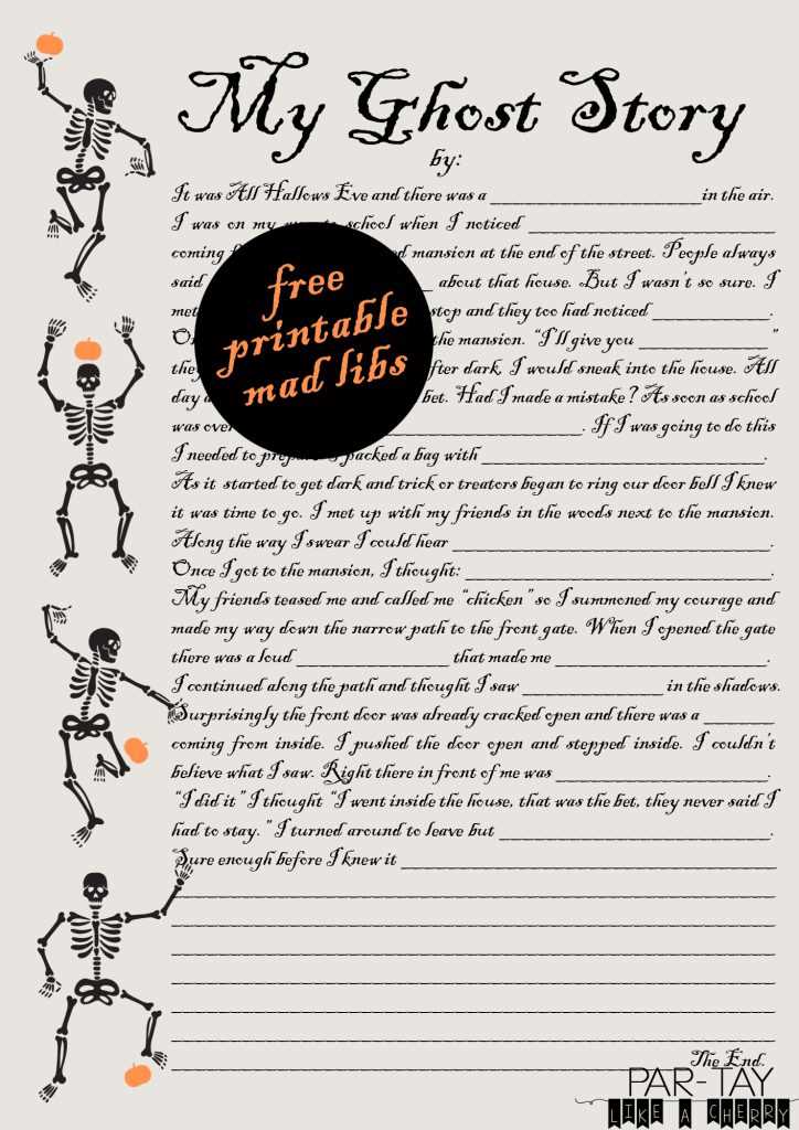 mad lib free printable mad lib free printable
