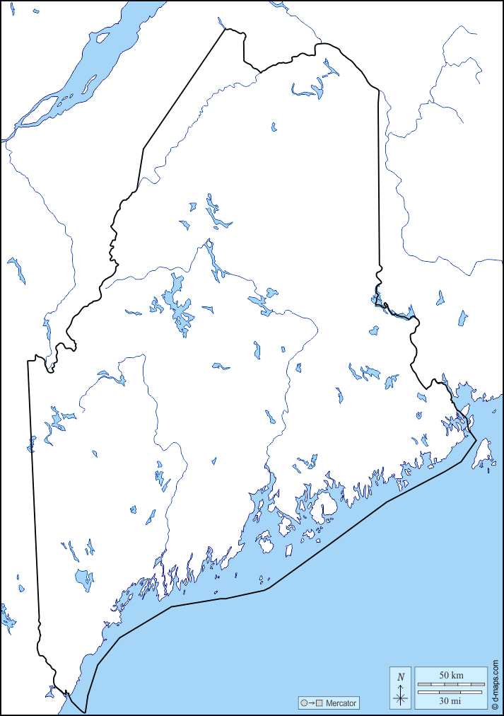 maine map printable maine map printable