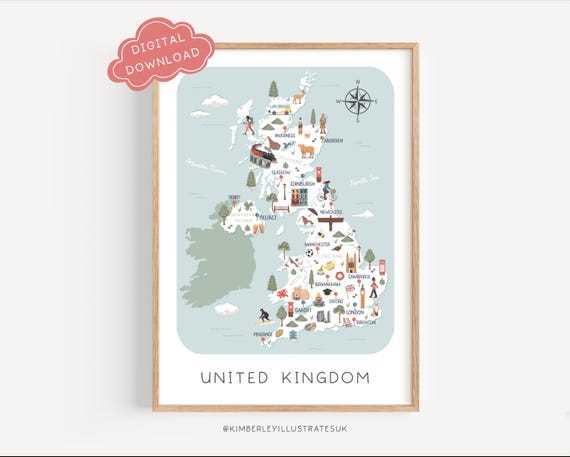 map of the uk printable map of the uk printable