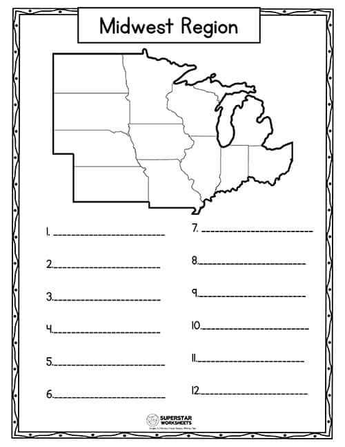 map of the united states regions printable map of the united states regions printable