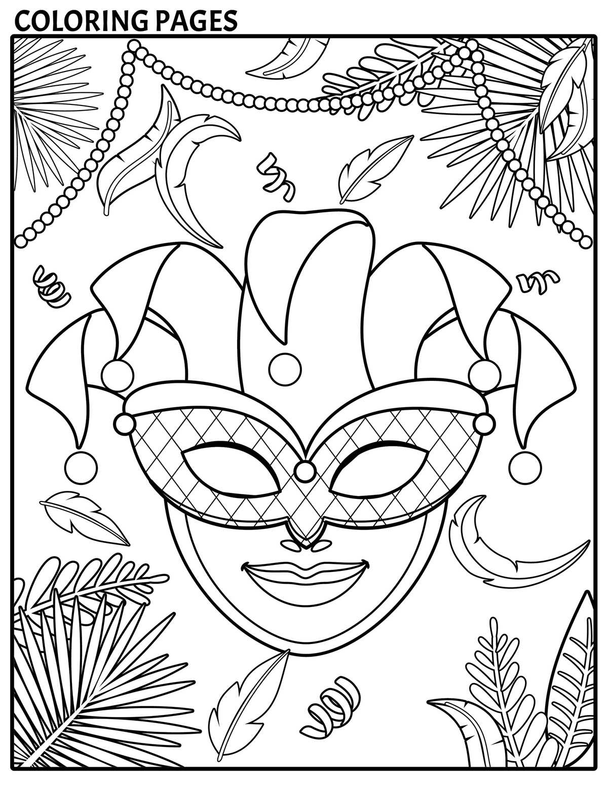 mardi gras mask printable mardi gras mask printable