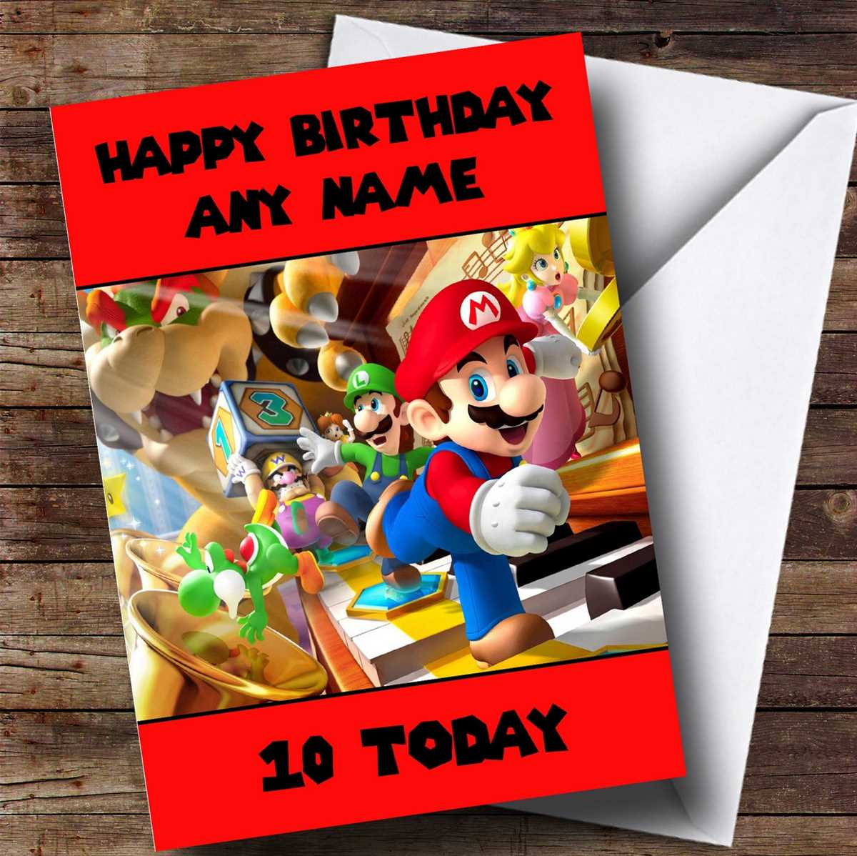 mario birthday card printable mario birthday card printable
