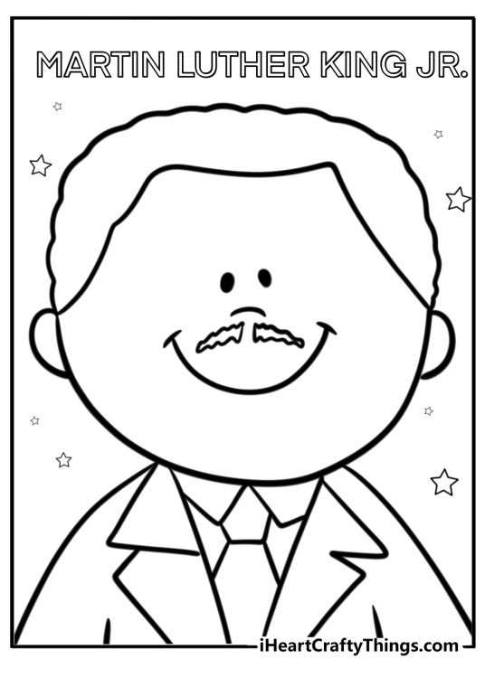 martin luther king pictures printable