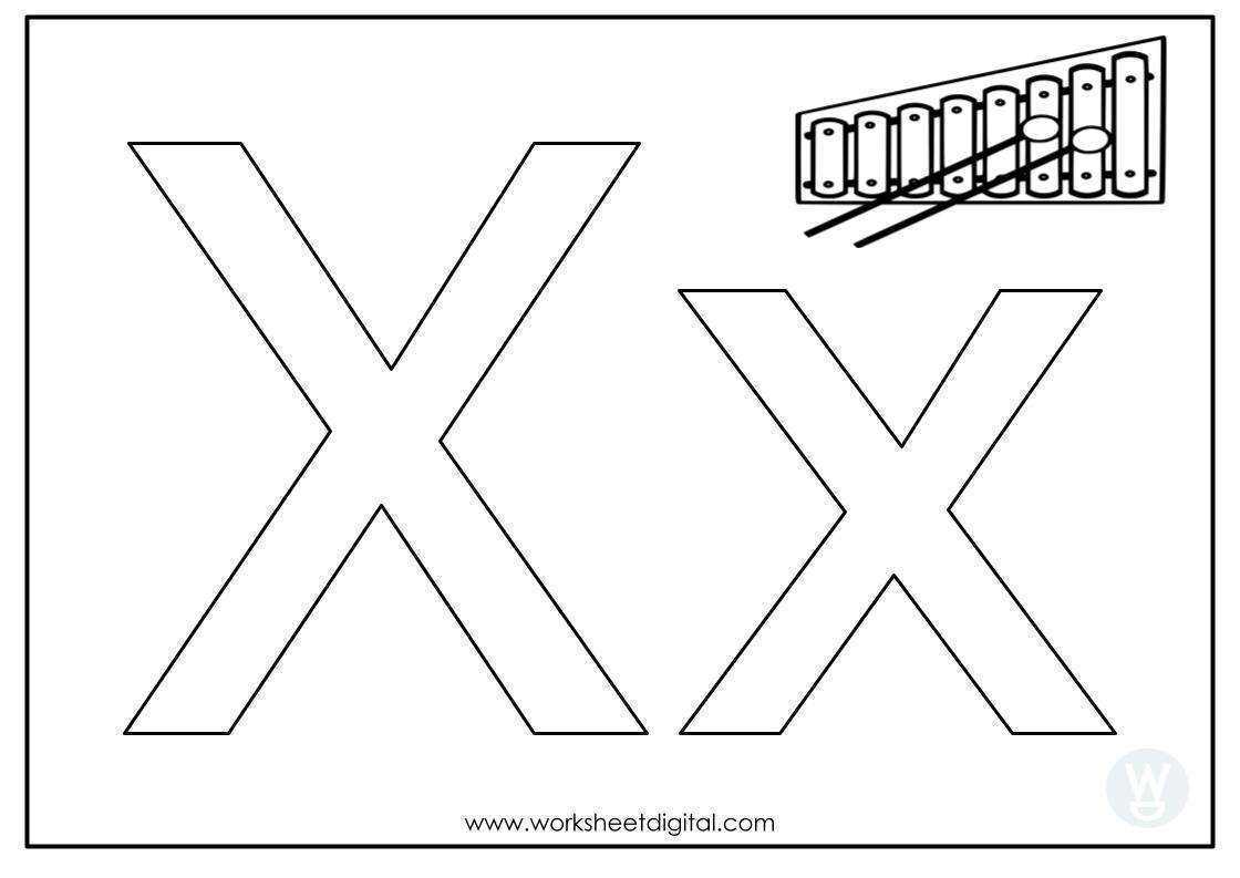 letter x printable letter x printable