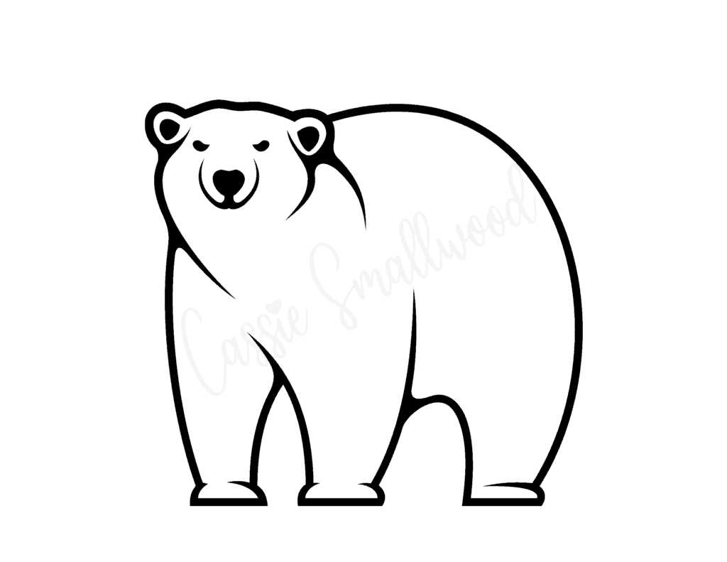 polar bear pictures printable