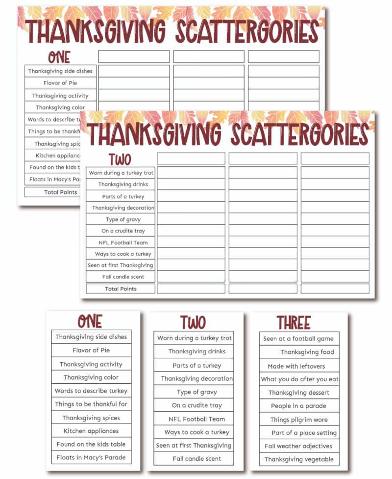 thanksgiving day printable games