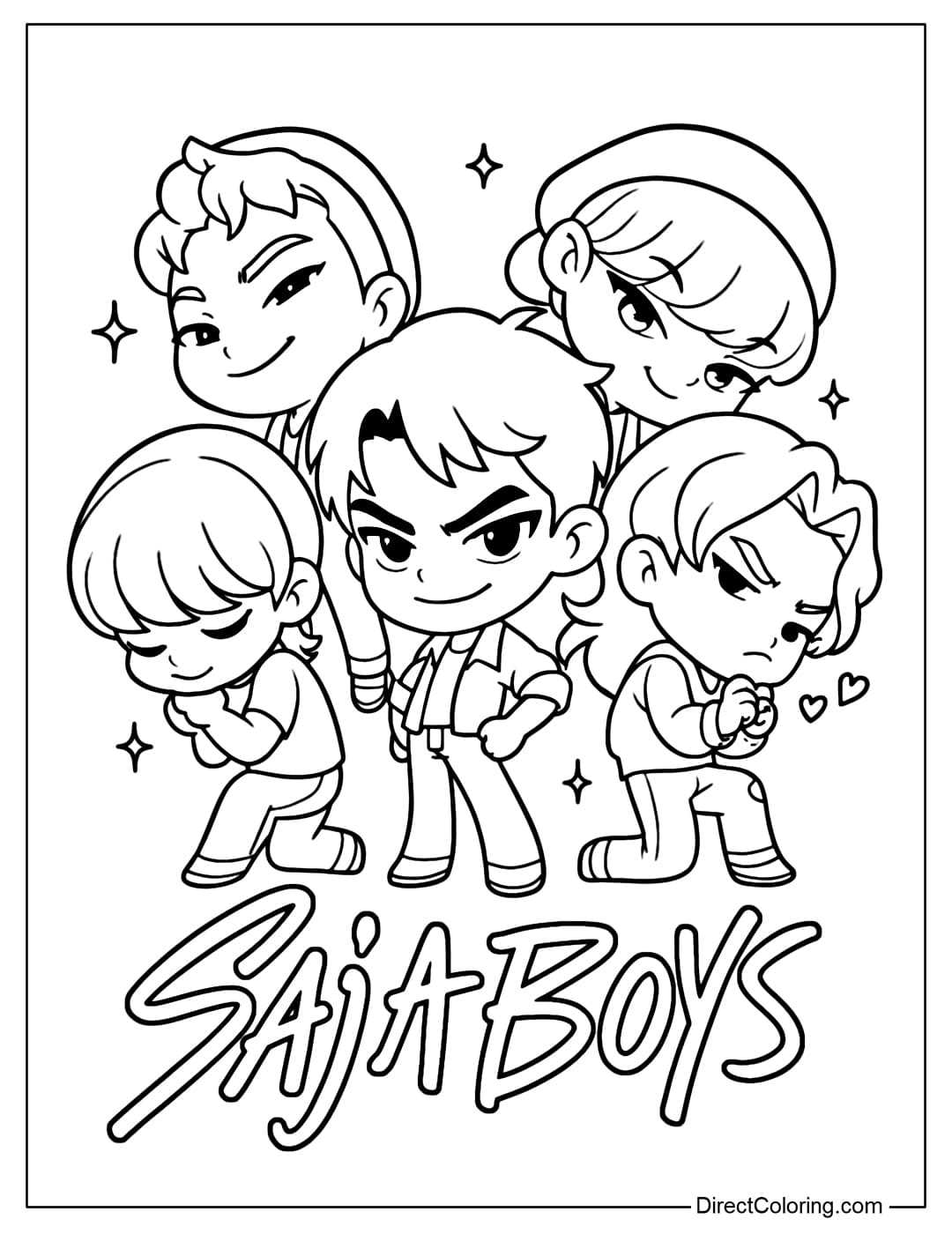 printable kpop demon hunters