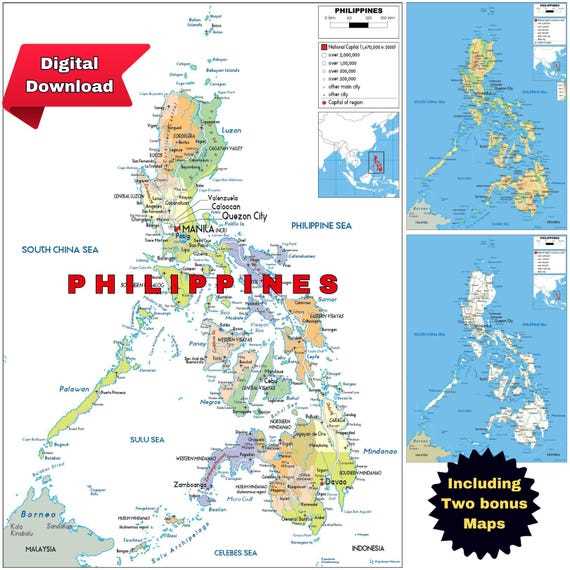 philippine map printable