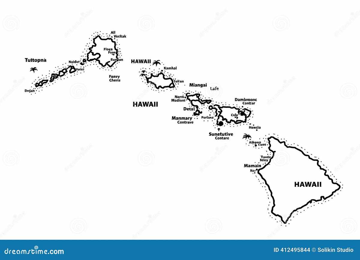 map of hawaii big island printable