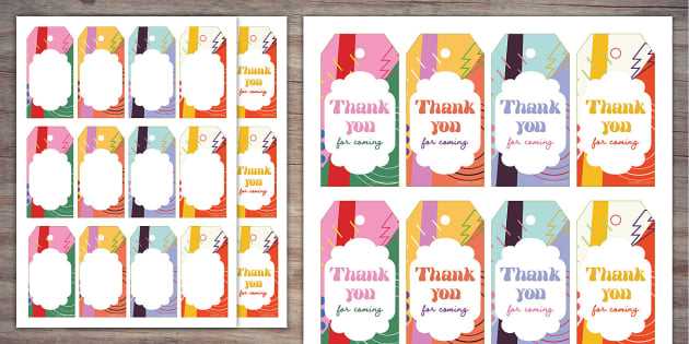 free printables thank you tags