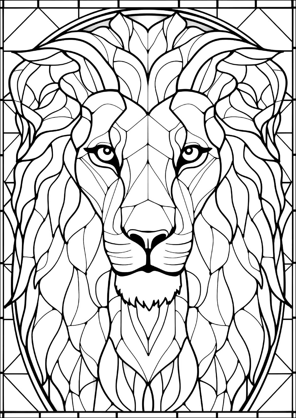 lion coloring page printable lion coloring page printable