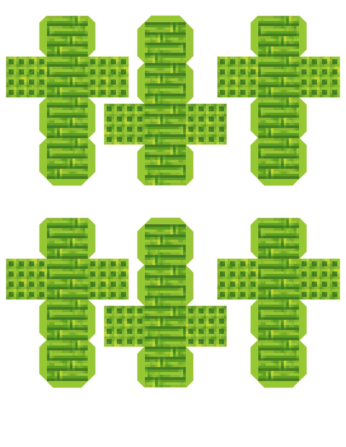minecraft printable blocks minecraft printable blocks