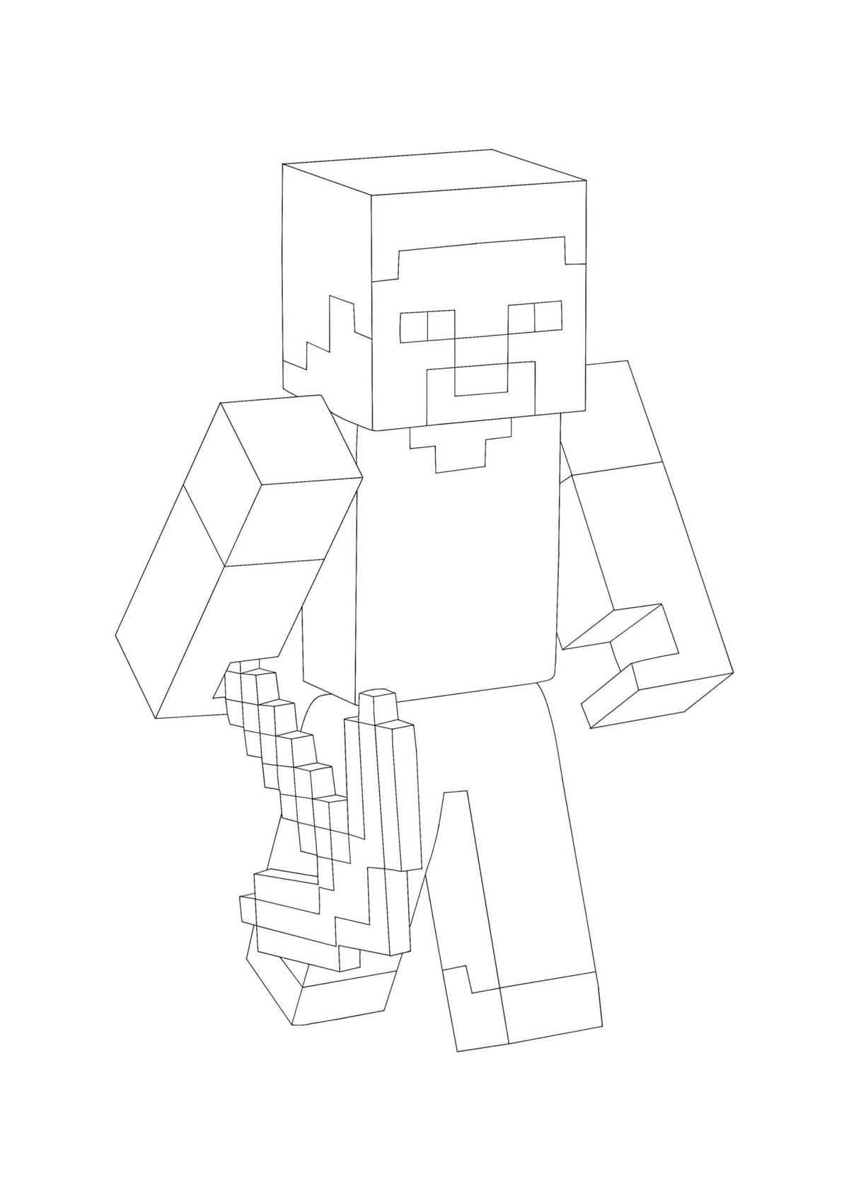 minecraft steve printable minecraft steve printable