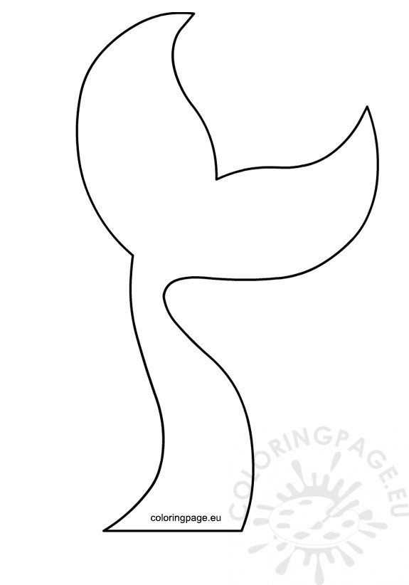 free printable mermaid tail template