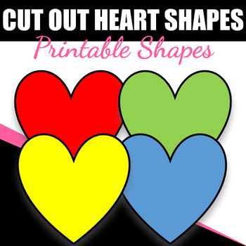 cut out printable colored hearts cut out printable colored hearts
