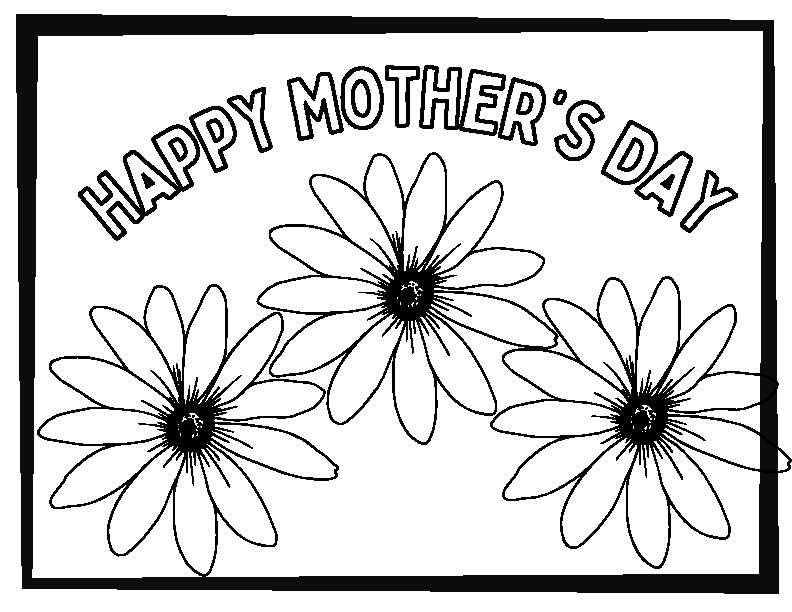 mothers day printable coloring page mothers day printable coloring page