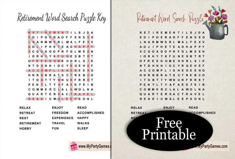 retirement party games free printable retirement party games free printable