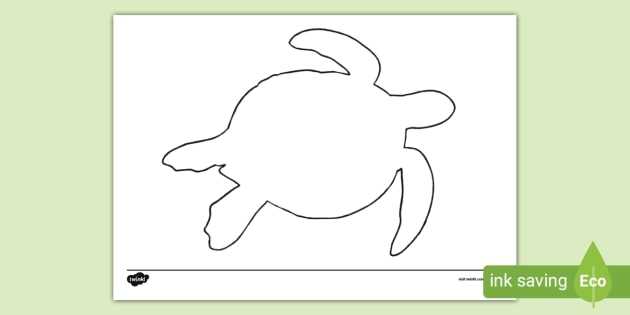 printable turtle template
