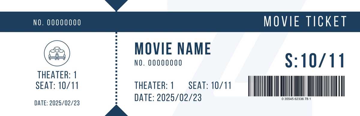 movie ticket free printable movie ticket free printable